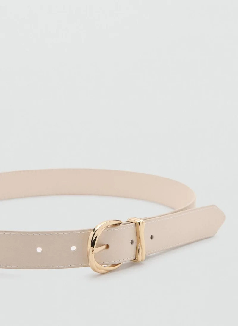 MANGO  Oval buckle belt for Women | Best Price UAE